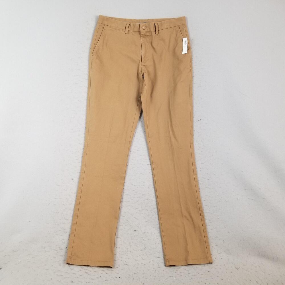 Old Navy Ultimate Straight Pants Mens 32x36 Khaki Chino Built-In Flex Casual